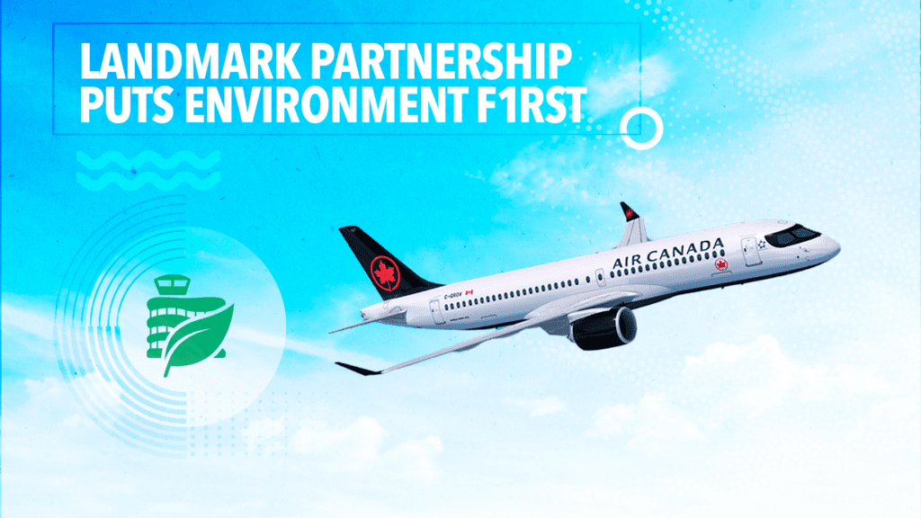 EIA and Air Canada sustainability partnership news release