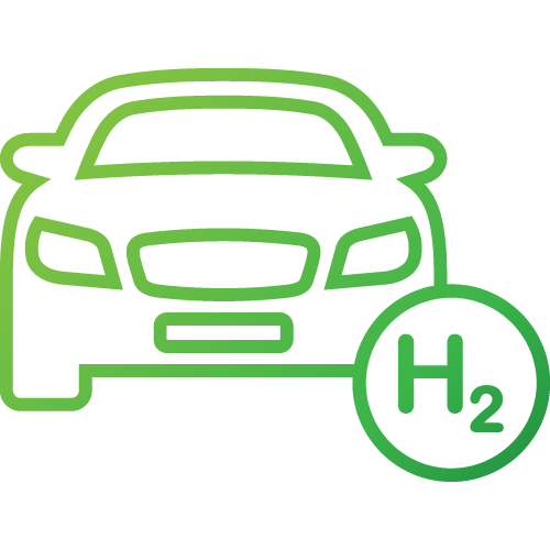 icône d’une voiture à hydrogène