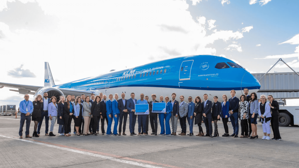Supported the KLM Sustainable Flight Challenge