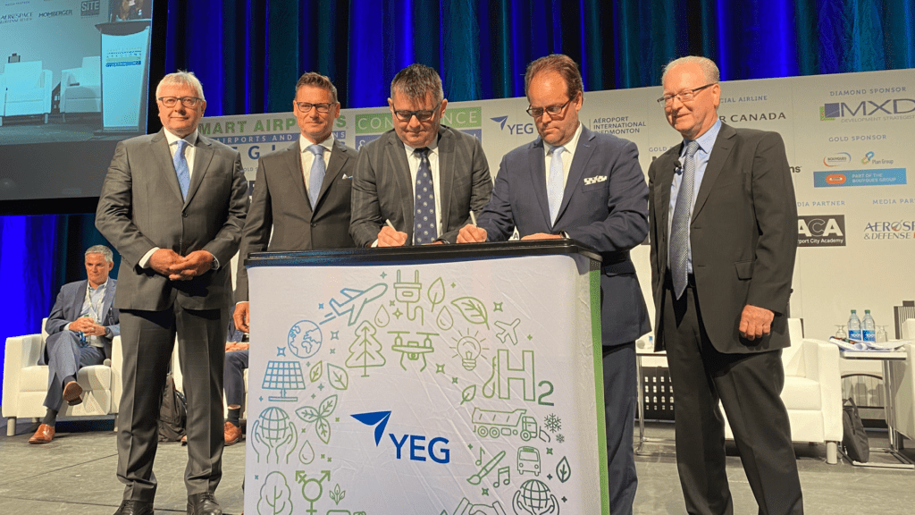 YEG and SixRing signing MOU