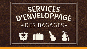 Pancarte Services d’emballage des bagages
